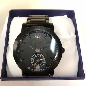 Movado Motion Museum Sport Smart Watch Black Dial